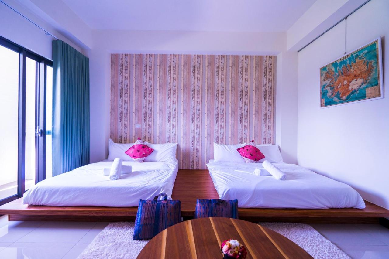 黑琵軼棧湖濱旅宿 K&B Happy Hostel ไถหนาน ภายนอก รูปภาพ