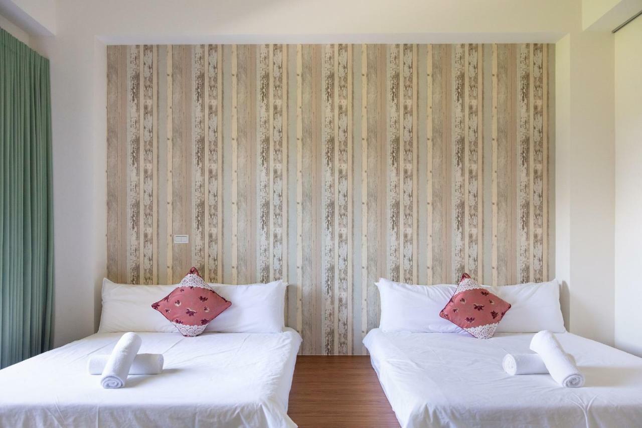 黑琵軼棧湖濱旅宿 K&B Happy Hostel ไถหนาน ภายนอก รูปภาพ